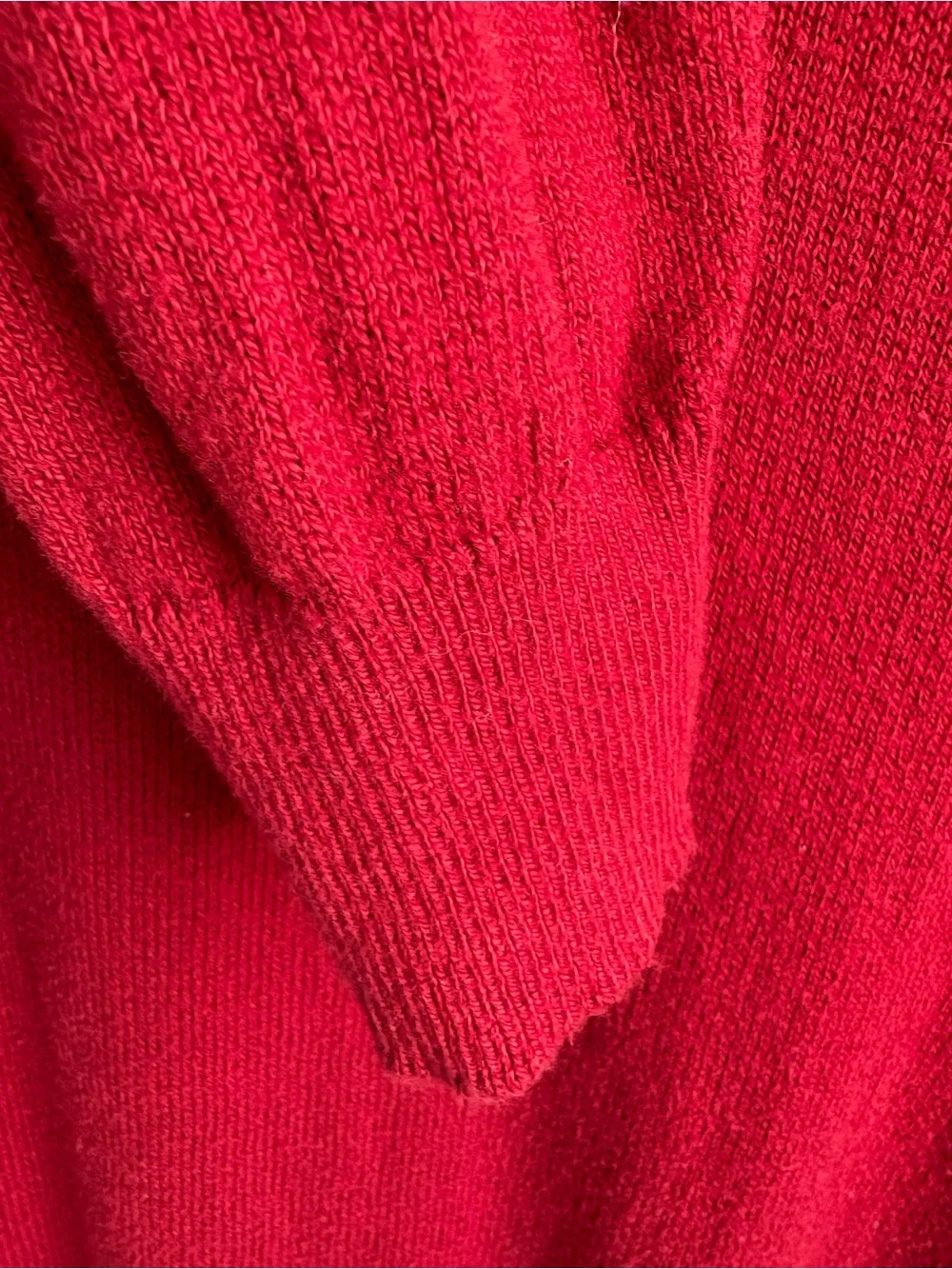 J.Crew Red 100% Cotton Quarter Zip Sweater Men’s XL